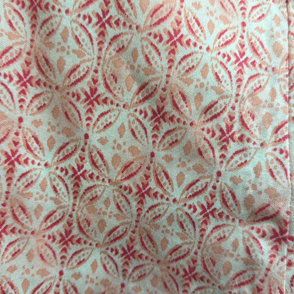 Capris ladies pants Espresso peachy and pinks size 2x HTH 19” - Picture 2 of 11
